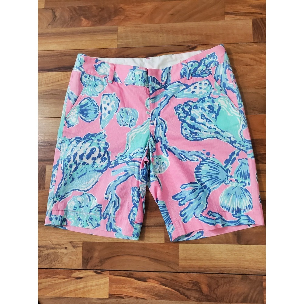 Lilly Pulitzer The Chipper Short Pink Pout Barefoot Princess Womens Size 10